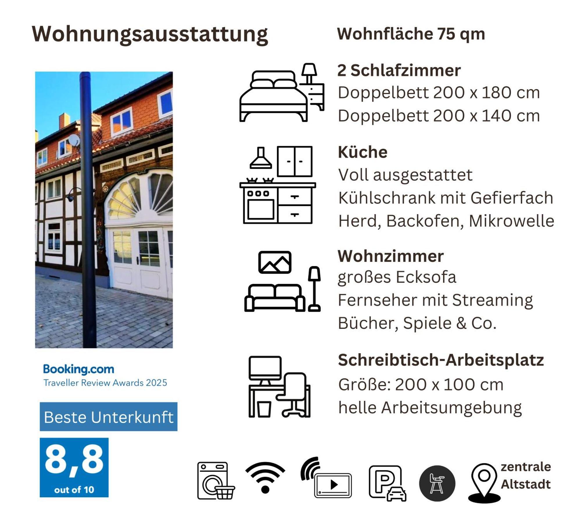 'Bright 1' Innenstadtlage, Ruhige, Schoene, Helle 3Zkb Wlan Herford Bagian luar foto